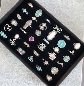 36 Pcs Cocktail Rings Collection